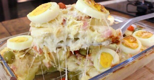 Como fazer Batata à portuguesa com peito de peru fica deliciosa