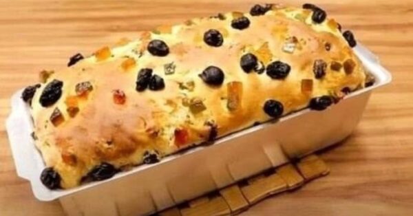 Pão de Natal de liquidificador de massa mole super simples