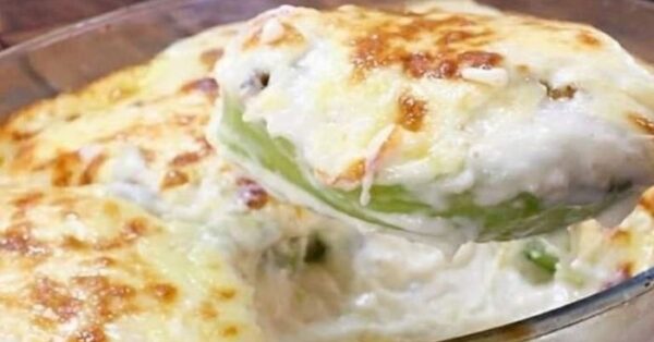 Chuchu gratinado cremoso Receita simples e muito deliciosa