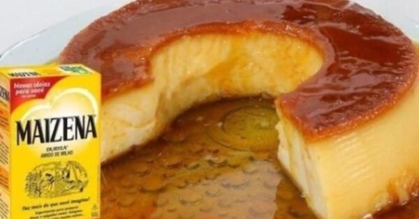 Sobremesa de Maisena que não vai forno Delicía derrete na boca