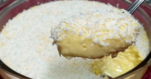 Sobremesa de coco simples e fácil de fazer pro final de semana
