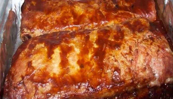 Costelinha ao Molho Barbecue perfeito para almoço em família