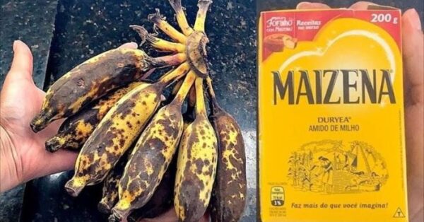 Tem banana velha em casa Misture com maisena veja o resultado