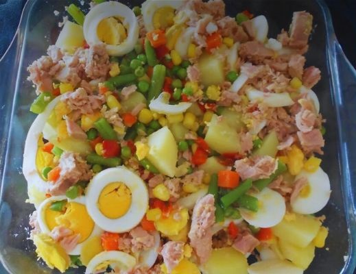 Salada Russa de 3 minutos! Aprendi a fazer e nunca mais Parei 1