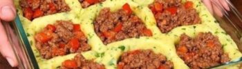 Jantar com cara de Chique! Carne moída com batata deliciosa