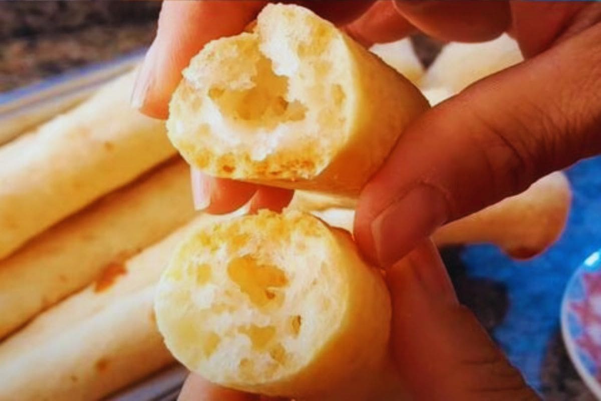 Biscoito polvilho Peta! fica crocante por fora e fofinha por dentro