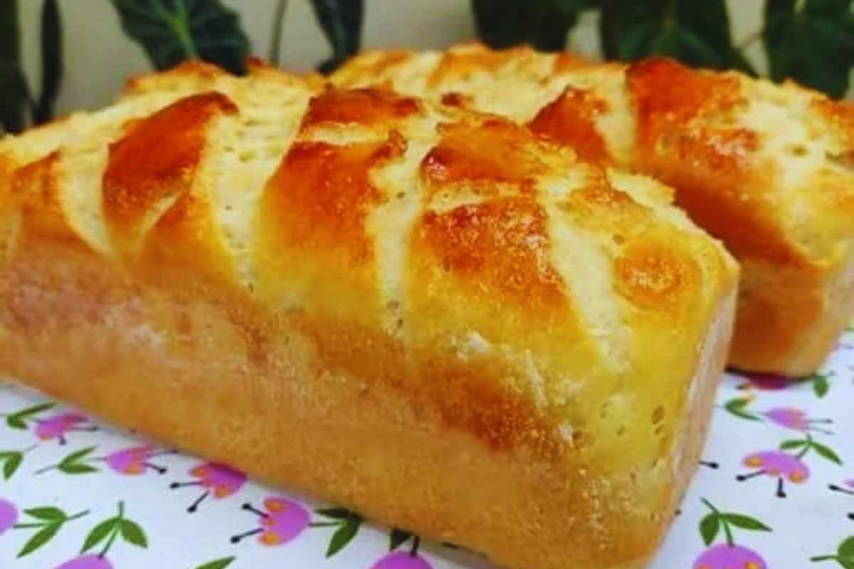 Pão Caseiro de Arroz fica bem Fofinho e Delicioso