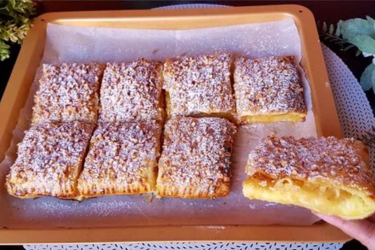 Delícia de Massa Folhada com Creme de Maçã! Receita Irresistível