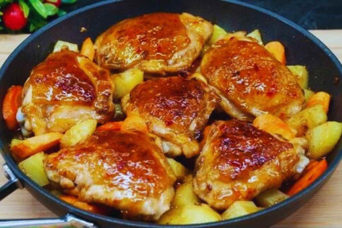 Nunca Comi Frango Assim! Sobrecoxa temperada Saborosa