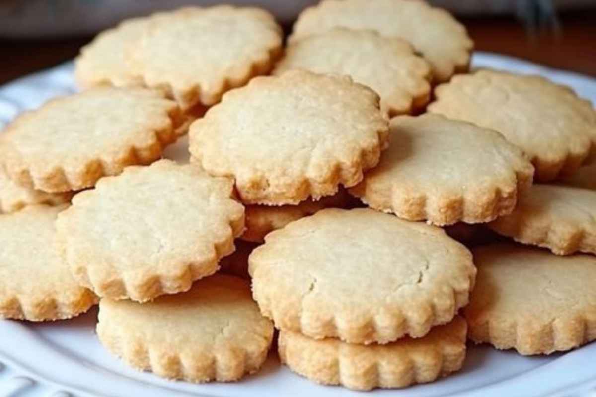 Biscoitos de Amido de Milho Que Se Derretem na Boca