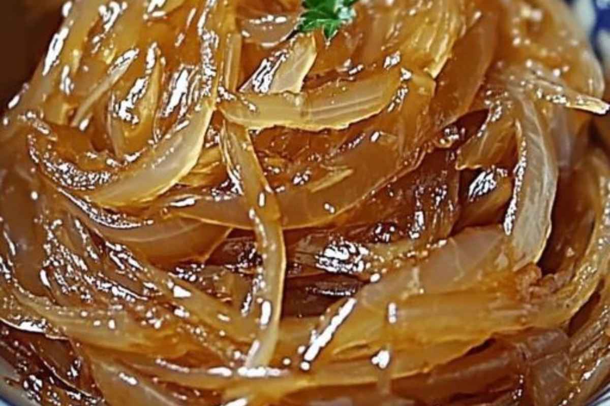 Cebola Caramelizada! Acompanhamento perfeito nas Refeições