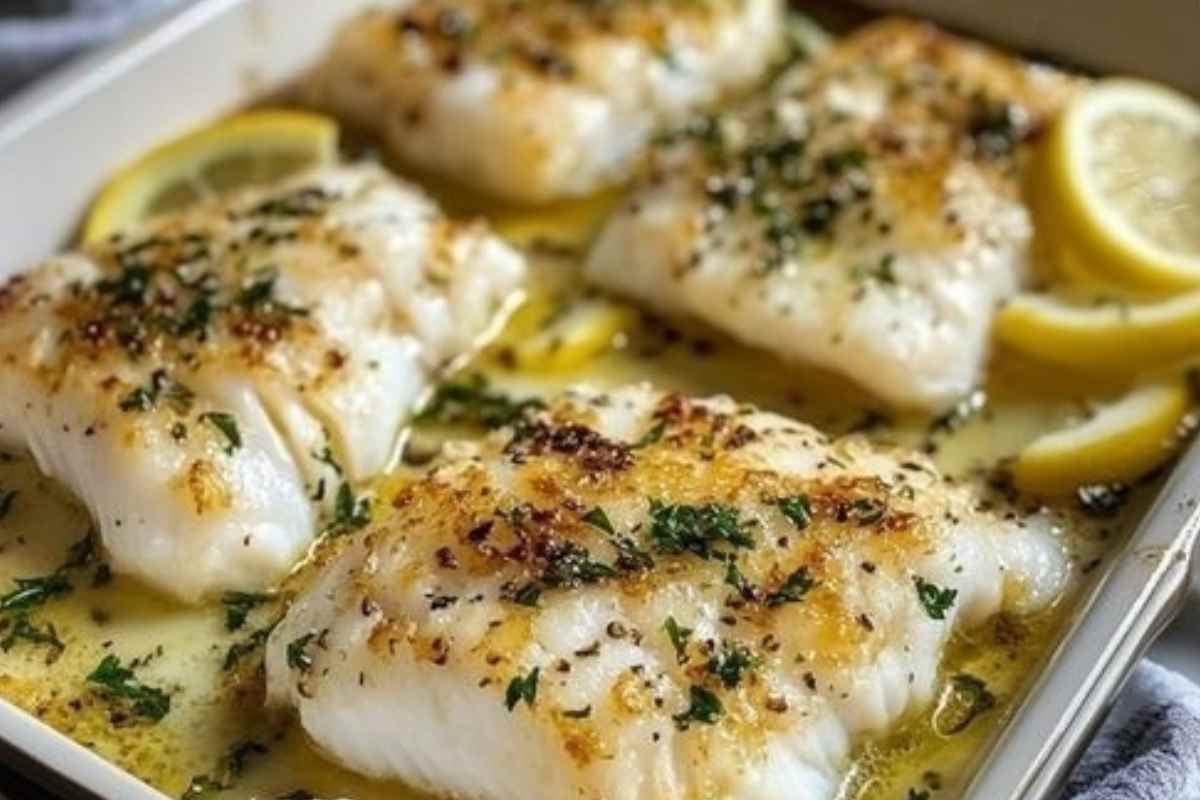 Bacalhau Assado com Limão! Uma Receita Simples e Saborosa