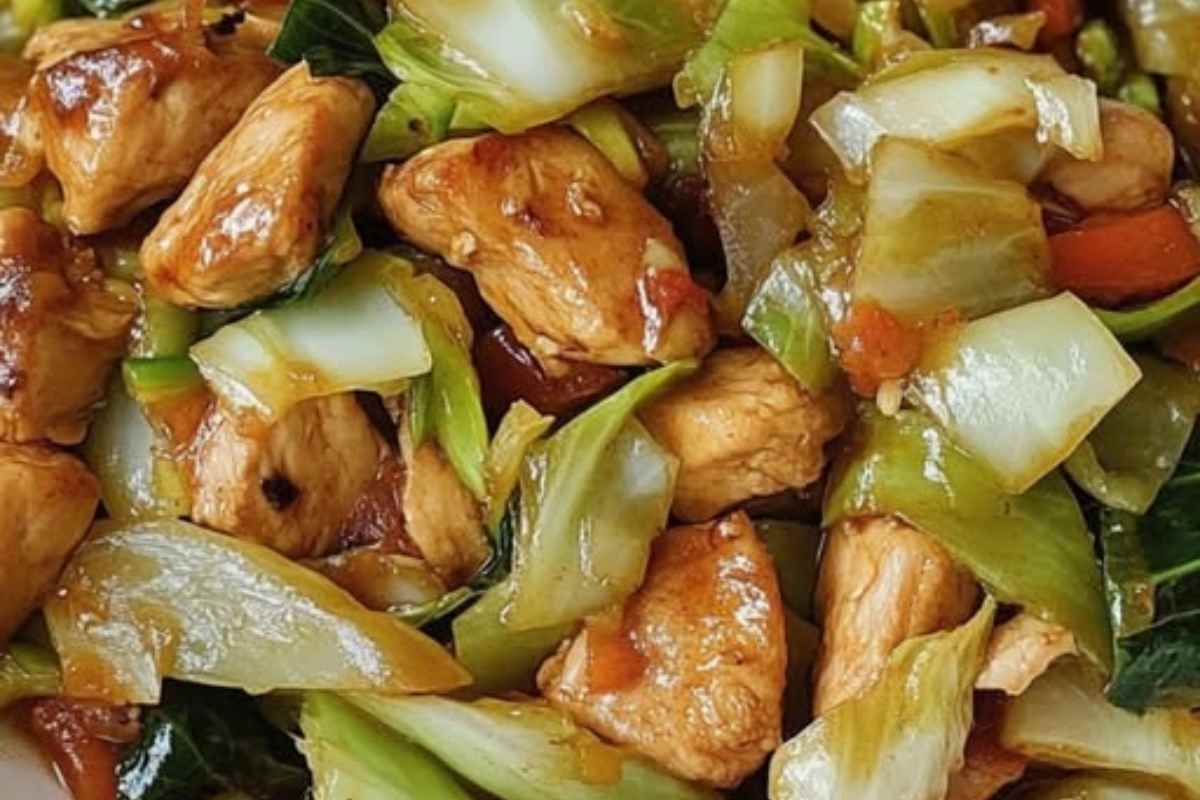 Frango com Repolho à Moda Chinesa! Receita Completa passo a passo