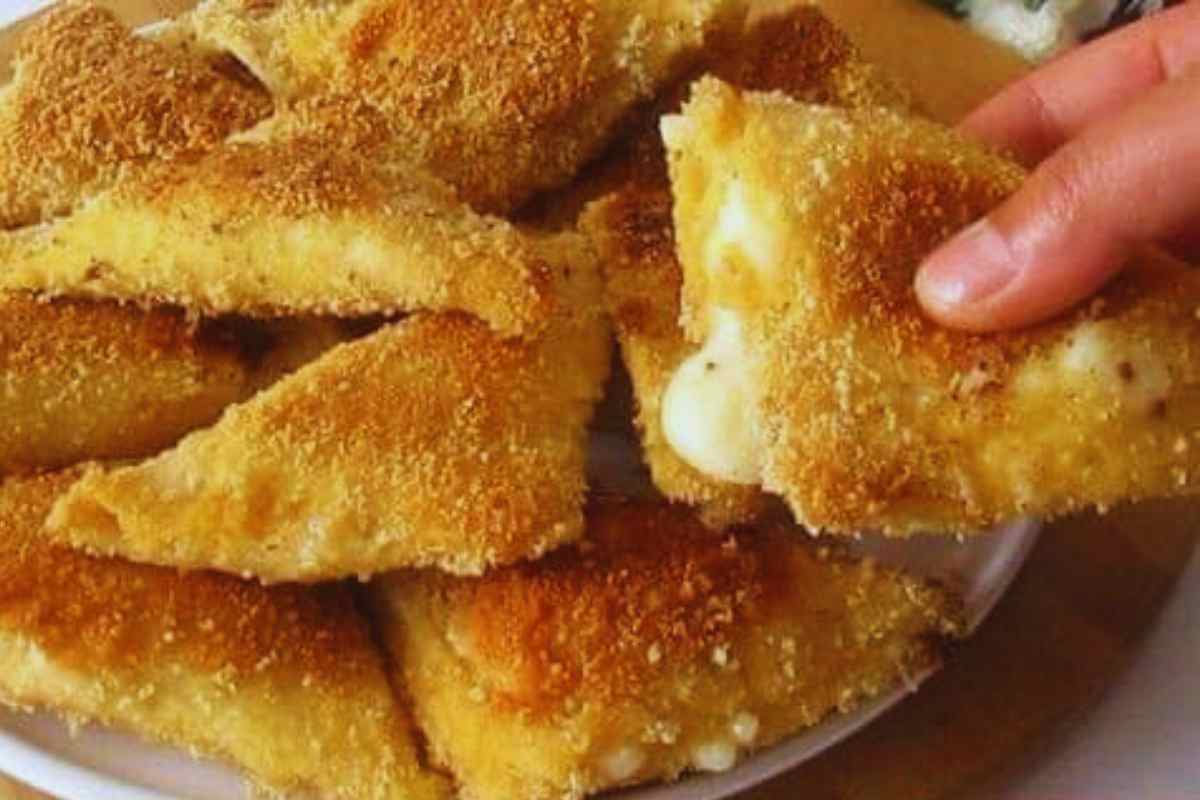 Torradas Recheadas de Batata e Queijo
