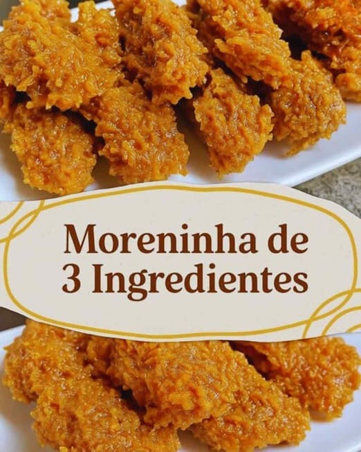 Cocada Moreninha de 3 Ingredientes