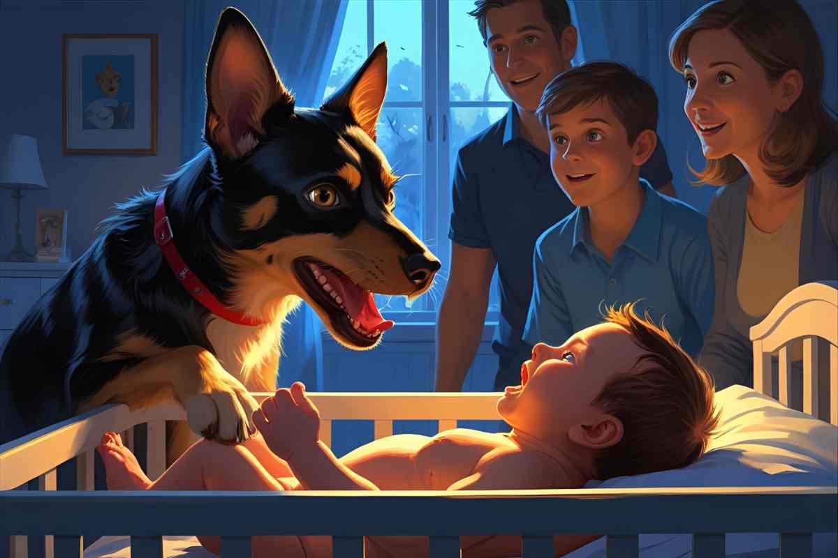 Herói de quatro patas salva recém-nascido na madrugada!