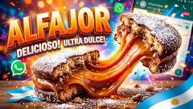 Receitas de Alfajor para grupo de WhatsApp