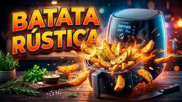 Receitas de Batata Rústica Na Airfryer para grupo de WhatsApp
