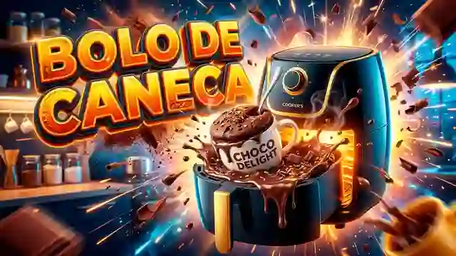 Receitas de Bolo Caneca Na Airfryer para grupo de WhatsApp