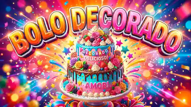 Receitas de Bolo Decorado para grupo de WhatsApp