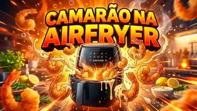 Receitas de Camarão Na Airfryer para grupo de WhatsApp
