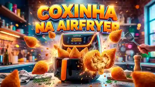 Receitas de Coxinha Na Airfryer para grupo de WhatsApp