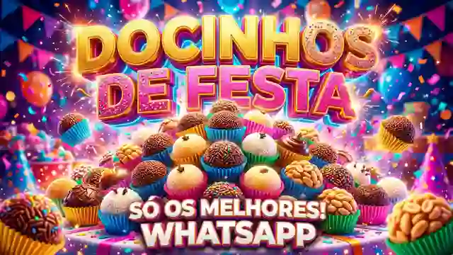 Receitas de Docinhos Festa para grupo de WhatsApp