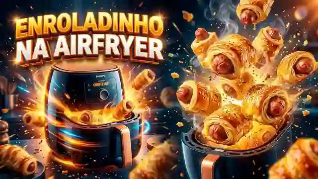 Receitas de Enroladinho Na Airfryer para grupo de WhatsApp