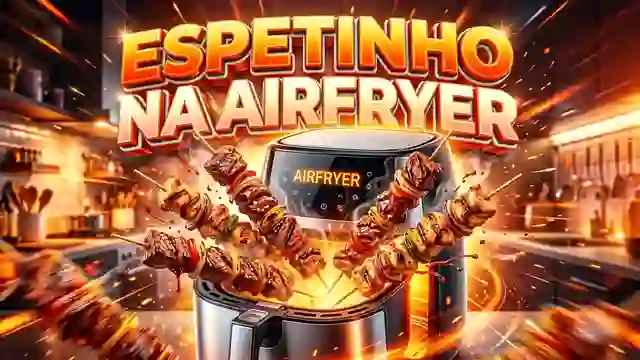 Receitas de Espetinho Na Airfryer para grupo de WhatsApp