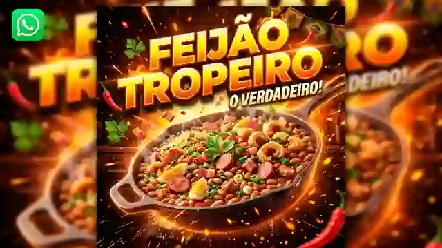 Receitas de Feijão Tropeiro para grupo de WhatsApp