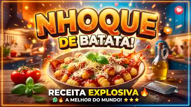 Receitas de Nhoque para grupo de WhatsApp
