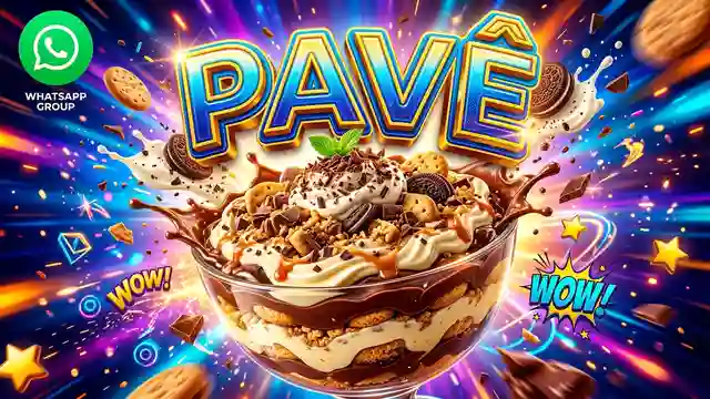 Receitas de Pavê para grupo de WhatsApp