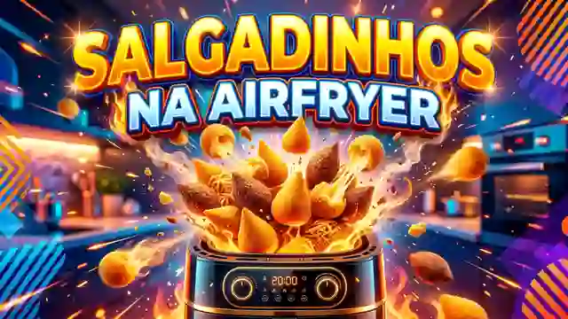 Receitas de Salgadinhos Na Airfryer para grupo de WhatsApp