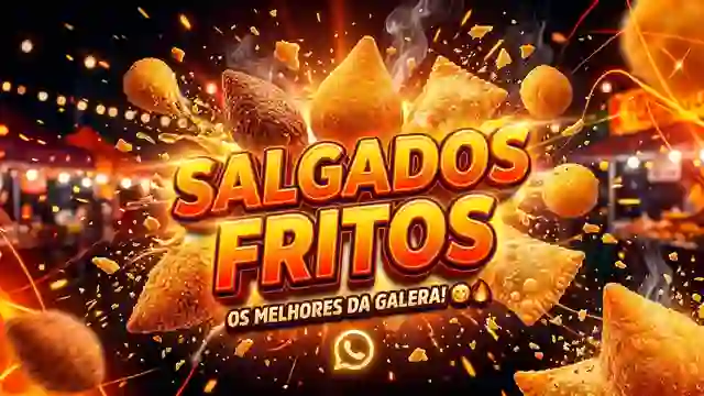 Receitas de Salgados Fritos para grupo de WhatsApp