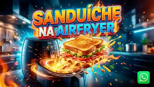 Receitas de Sanduíche Na Airfryer para grupo de WhatsApp