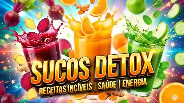 Receitas de Sucos Detox para grupo de WhatsApp