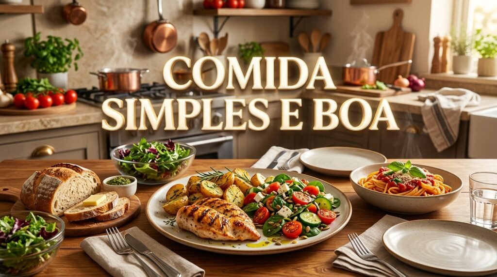 Imagem sobre grupo de comida simples e boa para grupo de receitas