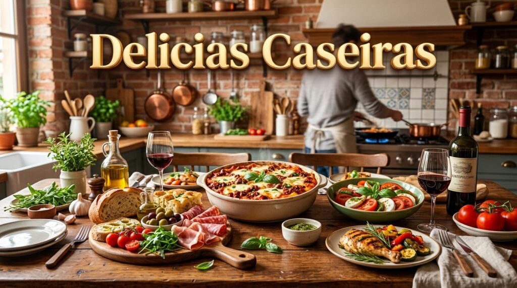 Imagem sobre grupo de delícias caseiras para grupo de receitas