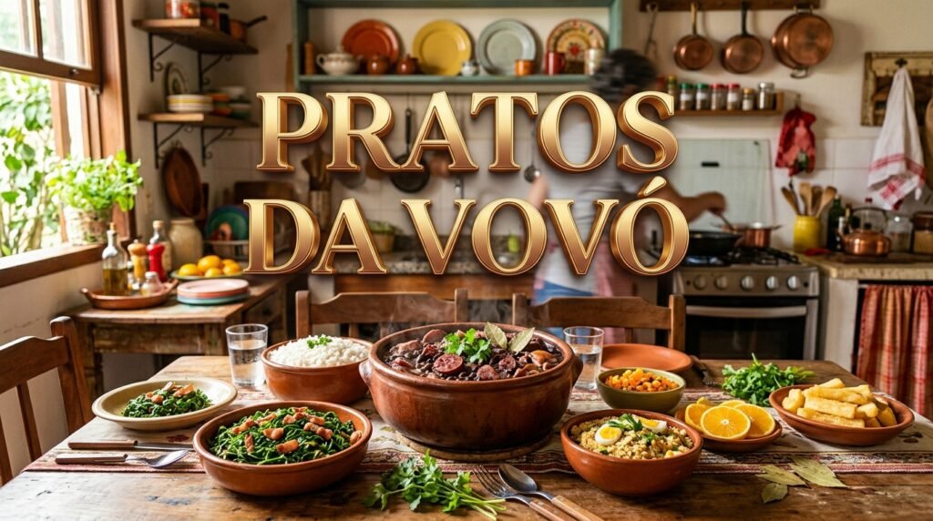 Imagem sobre grupo de pratos da vovó para grupo de receitas