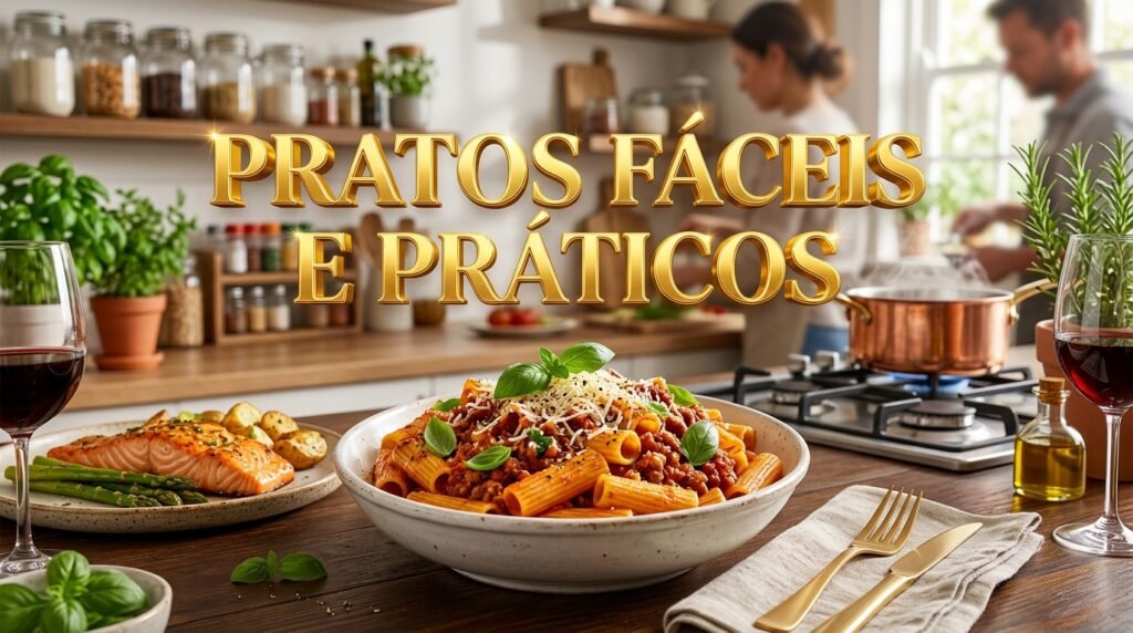 Imagem sobre grupo de pratos fáceis e práticos para grupo de receitas