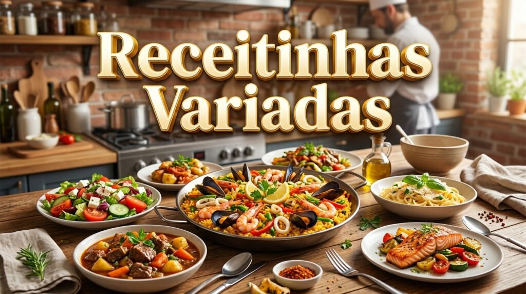 Imagem sobre grupo de receitinhas variadas para grupo de receitas